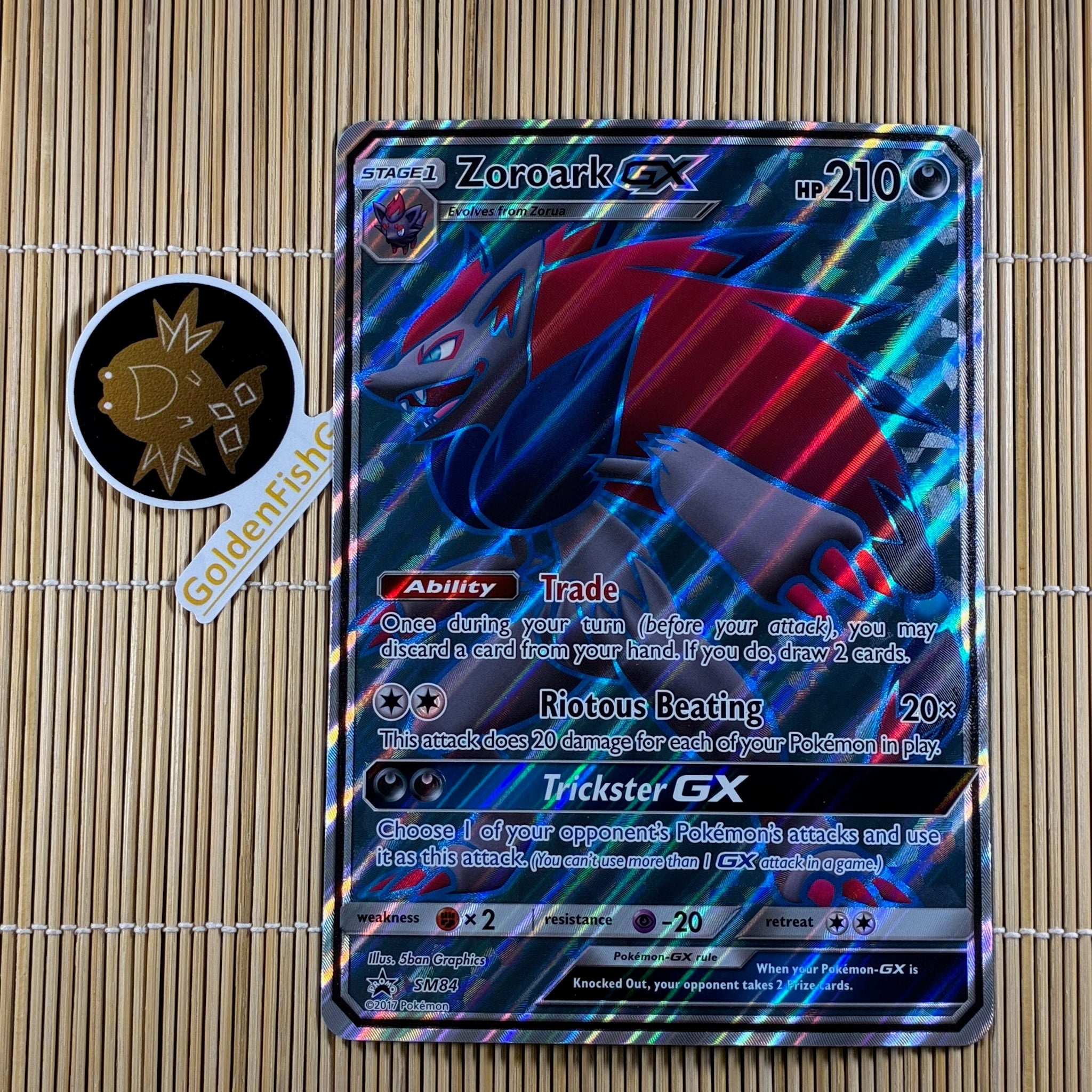 ゾロアークGX Pokemon TCG : Zoroark GX SM84 JUMBO Promo Card NM | eBay