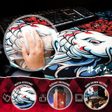 Shizukana Extra Large Desk Mat (Angry Koi)