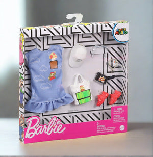 Barbie Fashion Pack of Doll Clothes Inspired by Super Mario