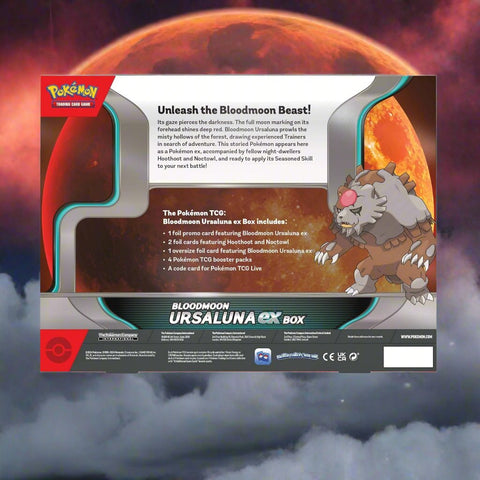 pokemon trading card games bloodmoon ursaluna ex box Bloodmoon Ursaluna ex Pokemon Box
