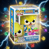Funko Pop Plus (Super Sonic with Emeralds 1059) (Flocked) (Target Exclusive)