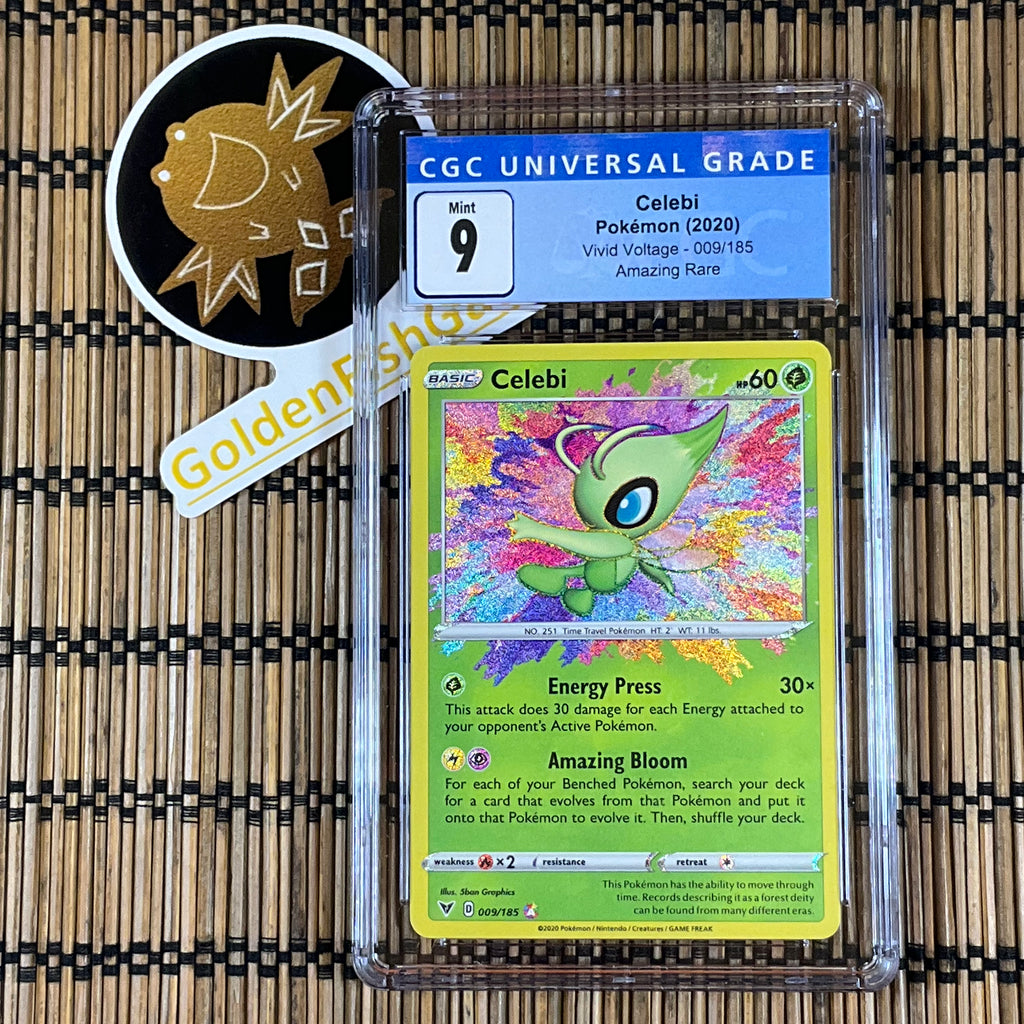 Celebi (009/185) (CGC 9) – GoldenFishGames