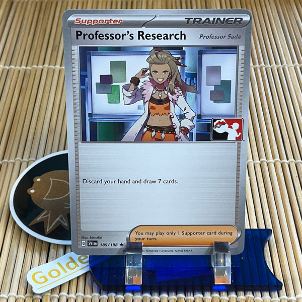 Professor's Research (Sada) (190/198) (Pokemon League Stamp)