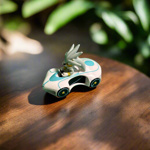 Silver the Hedgehog Race Car