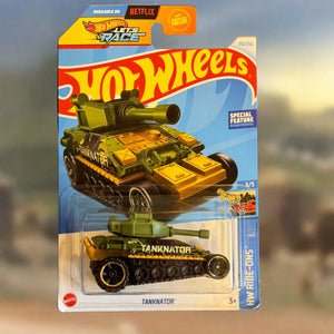 Hot Wheels (Tanknator 119/250 - HW Ride-Ons 3/5) (Camouflage)
