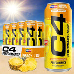 C4 - Zero Sugar Energy Drink 16oz (Hawaiian Pineapple Popsicle)