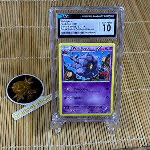 Whirlipede 53/114 (Pokémon League Stamp) (CGC 10)