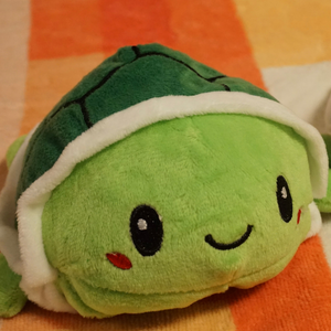 Reversible Turtle Plush - Express Your Emotions with a Cute and Cuddly Companion