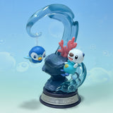 Re-ment Pokémon Swinging Figure (Piplup & Oshawott)