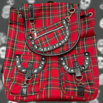 Banned Alternative Plaid Backpack
