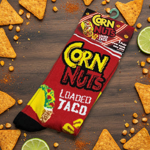 Food Crew Socks (Corn Nuts Tacos)