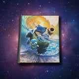 Pre-Owned Pokémon 9-Pocket Portfolio Binder (Cosmic Eclipse - Piplup and Blastoise and Arceus, Dialga, Palkia)