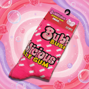 Food Crew Socks (Bubblicious Bubble Gum)
