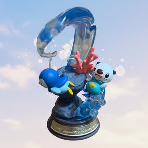 Re-ment Pokémon Swinging Figure (Oshawott and Piplup)