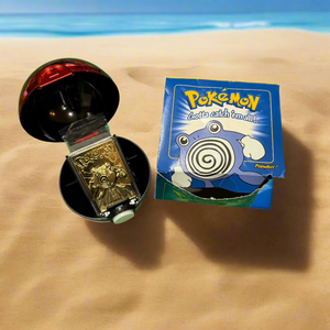 Vintage Pokémon Poliwhirl 23K Gold-Plated Card – Burger King Promo (1999) (Blue Box)