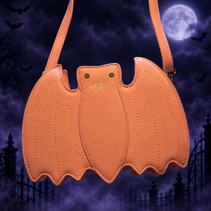 Gothic Halloween Creative Bat Crossbody Bag (Small)