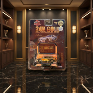 Racing Champions 24K Gold Plated Precious Metals Series – NASCAR Reflections in Gold #7 Jim Sauter Ford Taurus (Issue #86)
