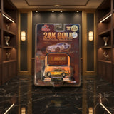 Racing Champions 24K Gold Plated Precious Metals Series – NASCAR Reflections in Gold #7 Jim Sauter Ford Taurus (Issue #86)