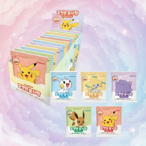 Pokemon Cotton Candy with Collectable Puffy Sticker (9g)