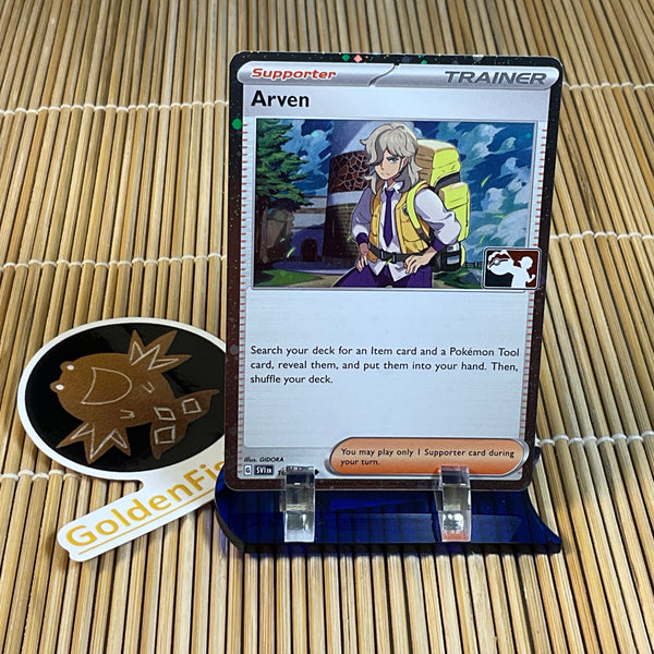 Arven (166/198) (Pokemon League Stamp) GoldenFishGames Arven (166/198) (Pokemon League Stamp) GoldenFishGames