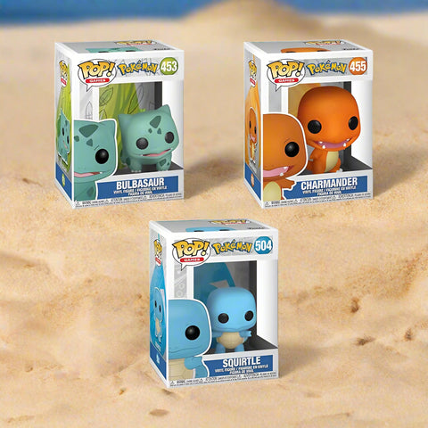 Funko POP! Charmander, Squirtle and Bulbasaur (Set of 3)