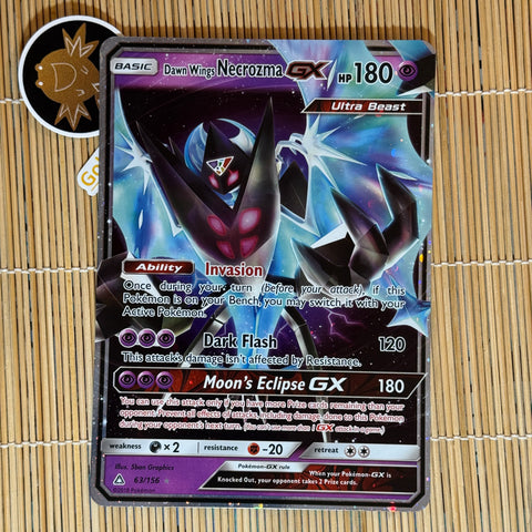 Dawn Wings Necrozma GX (63/156) (Oversize Card) (Light Play)