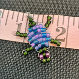 Glass Bead Turtle Charm