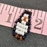 Glass Bead Penguin Charm