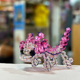 Glass Bead Pink Axolotl Charm