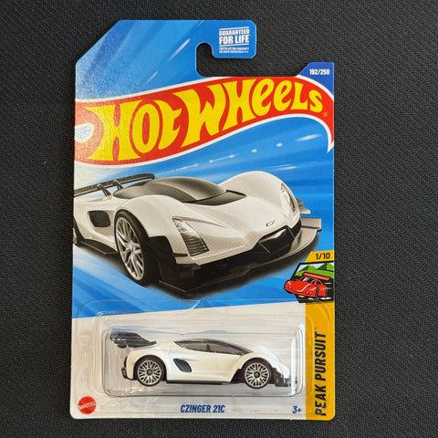 Hot Wheels (Czinger 21C 192/250 - Peak Pursuit 1/10) (White)