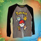 Pokémon Kids T-Shirt XY Kalos Starters (Large 10-12)
