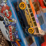 Hot Wheels (Pencil Pusher - Super Rigs) (Functional Pencil Sharpener) (Blue/Silver)