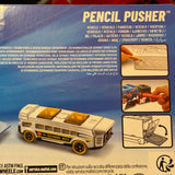 Hot Wheels (Pencil Pusher - Super Rigs) (Functional Pencil Sharpener) (Blue/Silver)