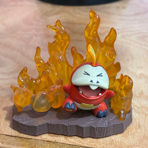 Re-ment Pokémon Battle on Desk Collection Figure (Fuecoco Chapstick Holder)