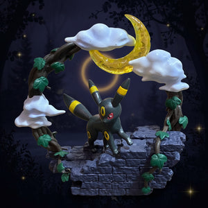 Re-ment Pokémon Circular Diorama Collection Figure (Umbreon)