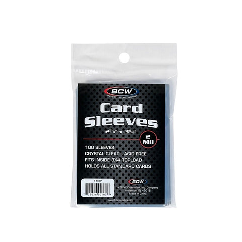 Penny Sleeves (BCW, Standard Size, 100 Count)