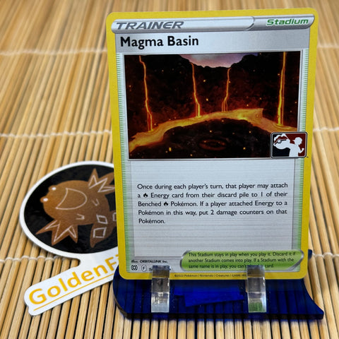 Magma Basin (144/172) (Pokemon League Stamp)