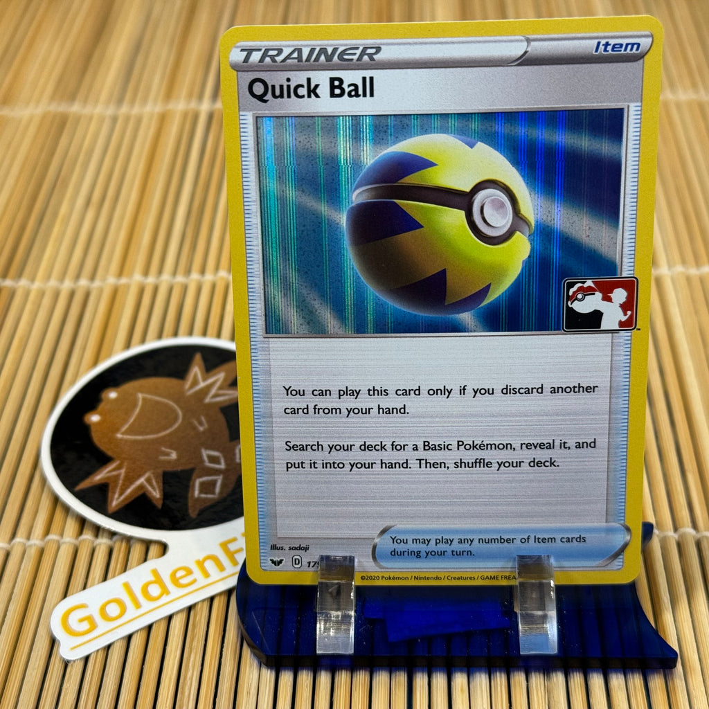 Quick Ball (179/202) (Pokemon League Stamp) – GoldenFishGames