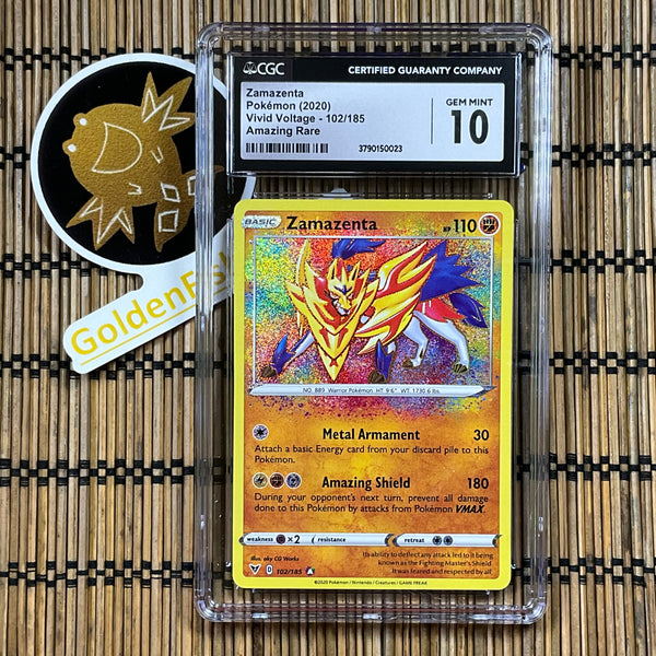 Zamazenta 102/185 (CGC 10 Gem Mint) – GoldenFishGames