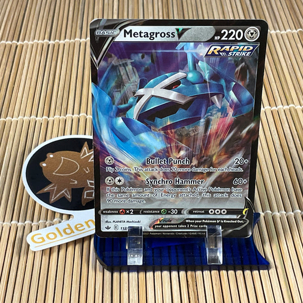 kingler pokemon card value Metagross V (112/198) – GoldenFishGames