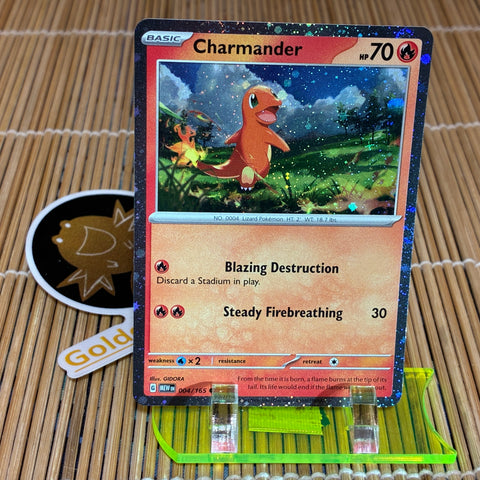 Charmander (004/165) (Cosmic Holo)