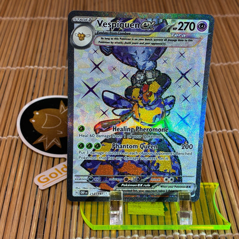 vespiquen ex pokemon card SV3 123/108 SR 5ban Graphics SV03 Vespiquen ex (Ruler of the