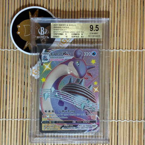 Lapras Vmax (SV111/SV122) (Beckett 9.5 Gem Mint)