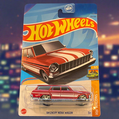 Hot Wheels (1964 Chevy Nova Wagon 222/250 - HW Wagons 3/5)