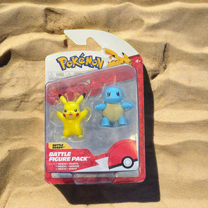 Pokémon: Battle Figure 2-Pack! (Pikachu and Squirtle)