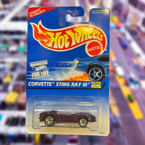 Hot Wheels (Corvette Sting Ray III Purple #595 from 1995)