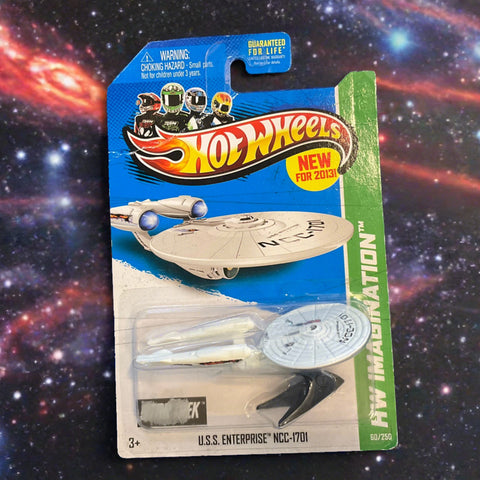 Hot Wheels (Battle Damaged U.S.S. Enterprise NCC-1701 60/250 from StarTrek)