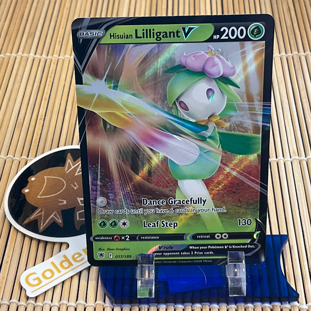 hisuian lilligant pokemon card value Hisuian Lilligant V (017/189) – GoldenFishGames