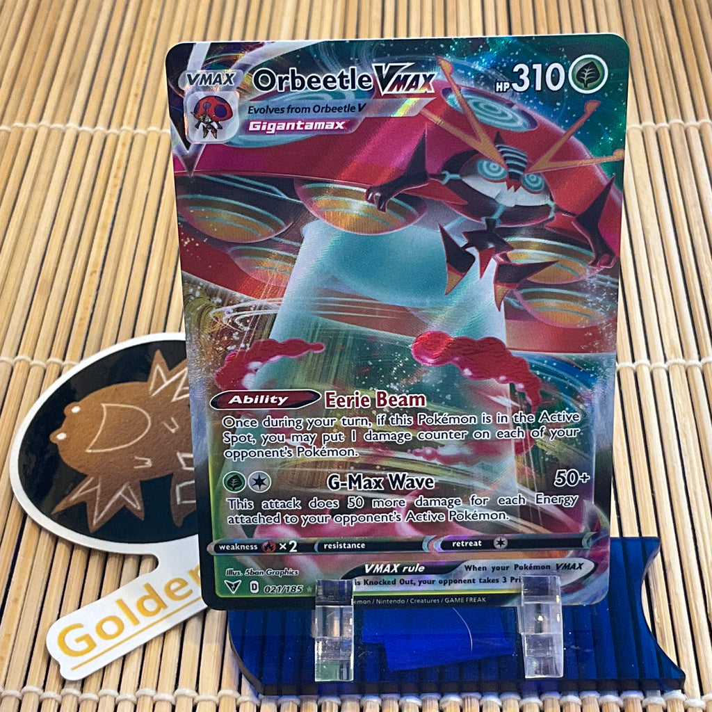 Orbeetle Vmax (021/185) GoldenFishGames Orbeetle Vmax (021/185) GoldenFishGames
