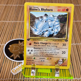 Blaine's Rhyhorn (65/132) (Light Play)